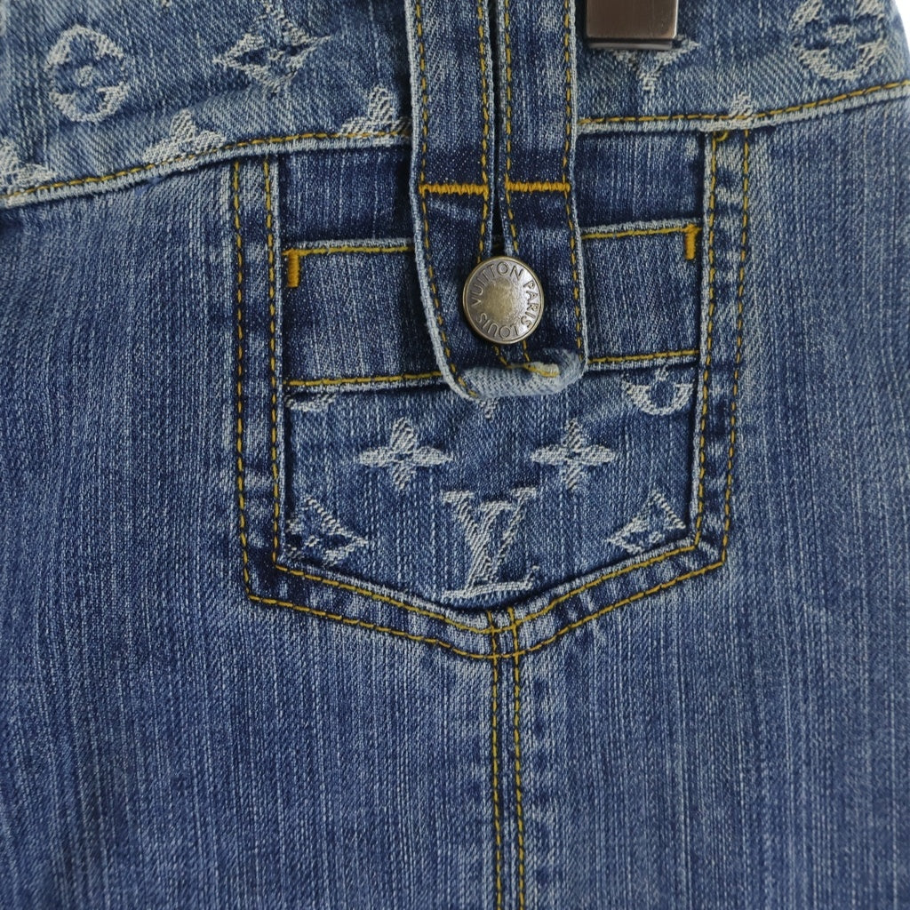 LOUIS VUITTON(ルイヴィトン) 06AW モノグラム デニムスカート インディゴ RW062W WJSK16CKJ レディース
