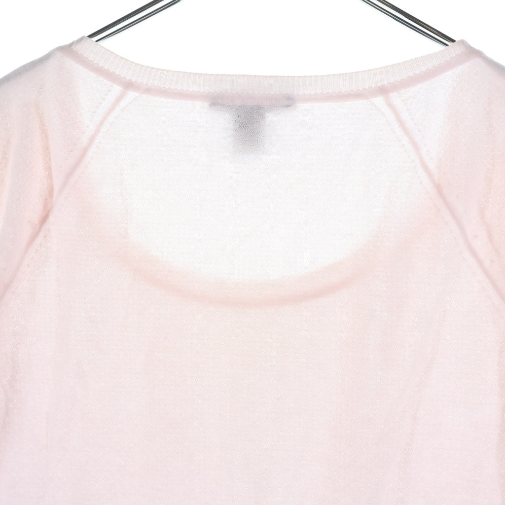 LOUIS VUITTON(ルイヴィトン) LVロゴ モノグラム コットン 半袖Tシャツカットソー ピンク - レディース