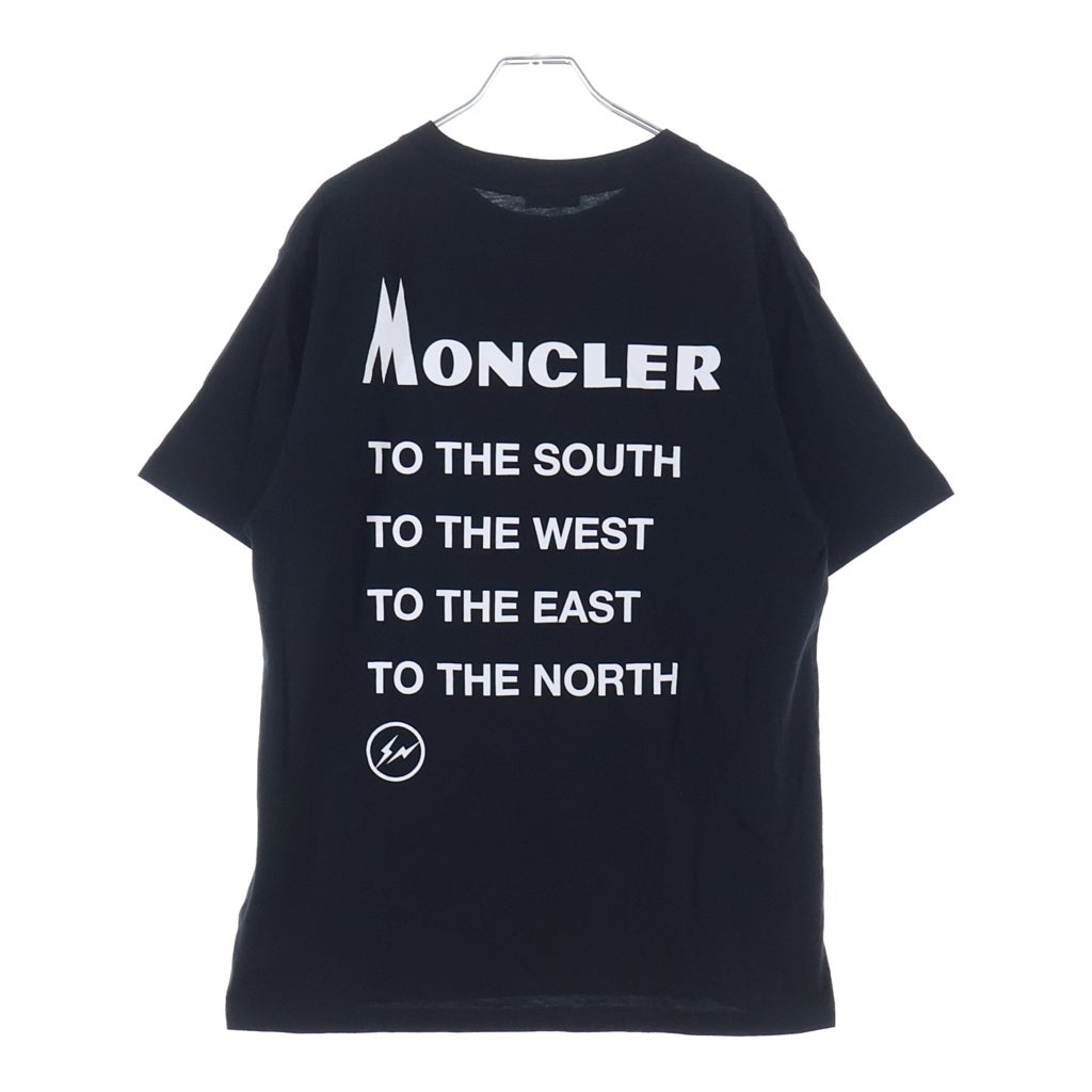 MONCLER(モンクレール) × fragment MAGLIA バックプリント プリントロゴ Tシャツ カットソー D209U8039850 8391Q