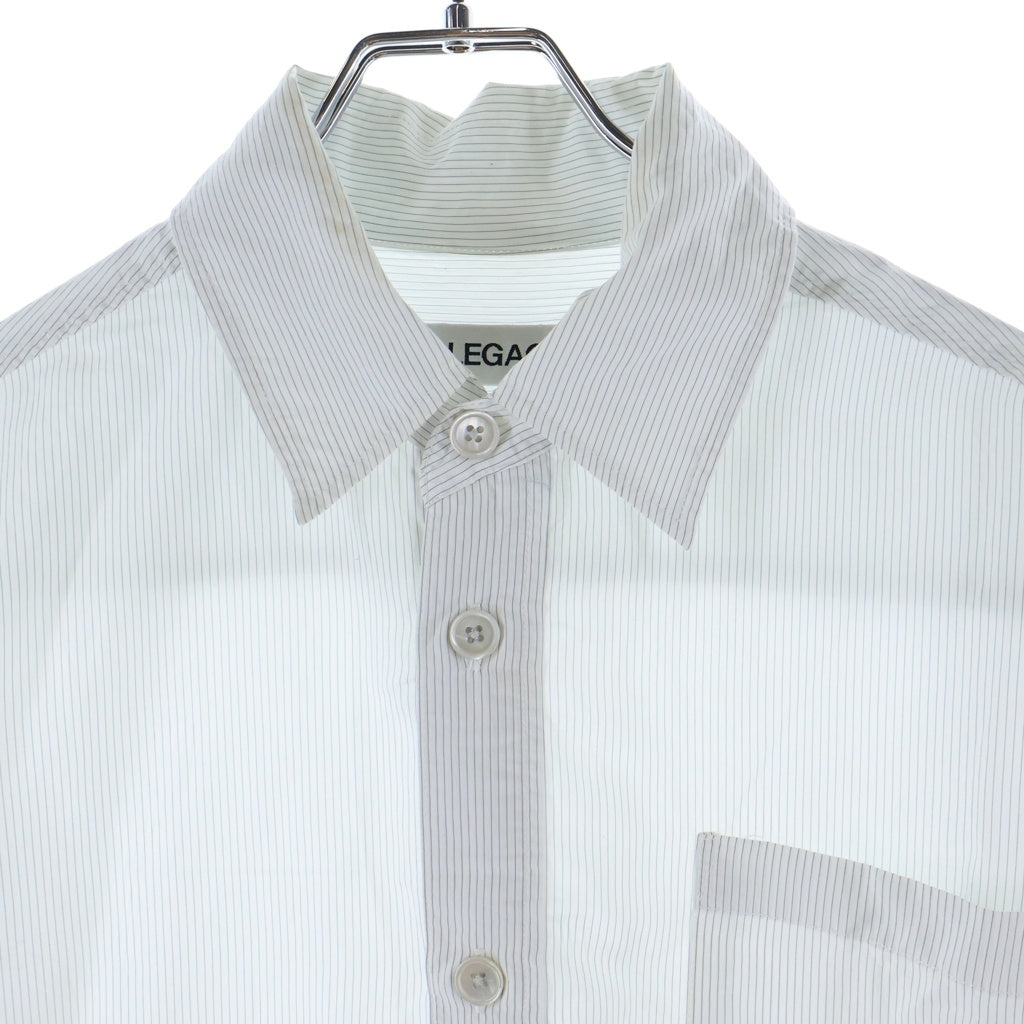 OUR LEGACY(アワーレガシー) VAST SHIRT ストライプ 長袖シャツカットソー ホワイト M2262VML