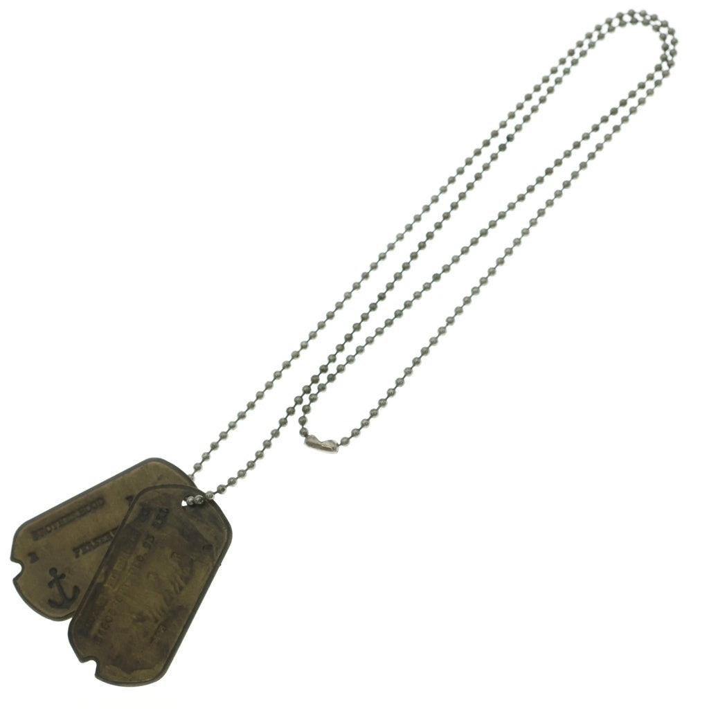 RRL(ダブルアールエル) WW2 MODIFIED DOGTAG ドックタグ ネックレス ゴールド
