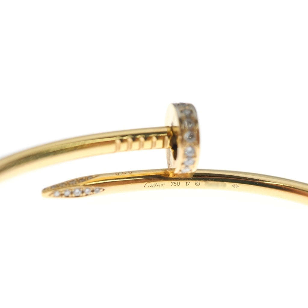 Cartier(カルティエ) ジュストアンクル ダイヤモンドブレスレット バングル ゴールド CM0638 レディース