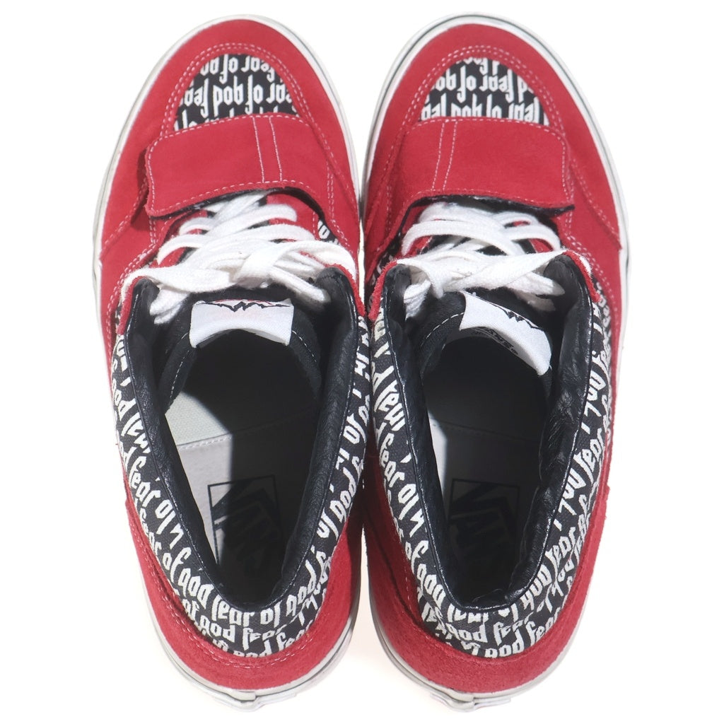 VANS(ヴァンズ) ×FEAR OF GOD MOUNTAIN EDITION ×フィアオブゴッド マウンテンエディション ミドルカットスニーカー 721454 US9/27.0cm レッド