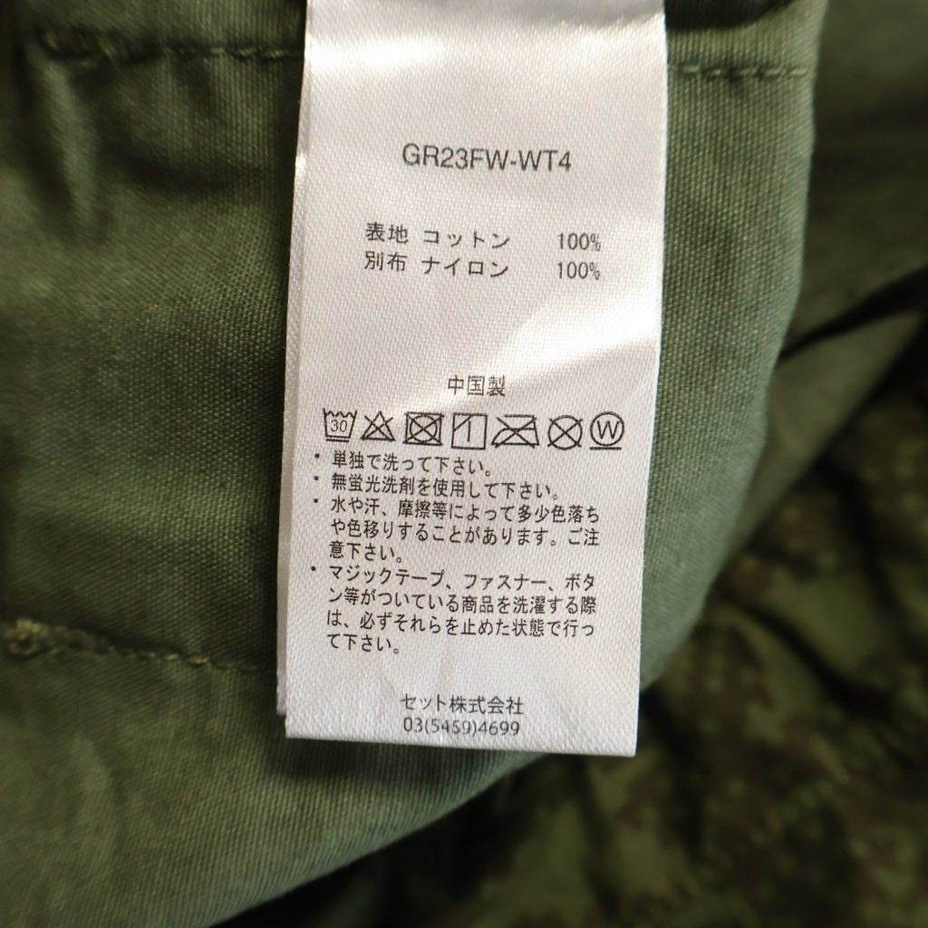 GENERAL RESEARCH(ジェネラルリサーチ) ×WILD THINGS ×BEDWIN LONG PANTS ×ワイルドシングス ×ベドウィン サイドポケットパンツ カーキ GR23FW-WT4