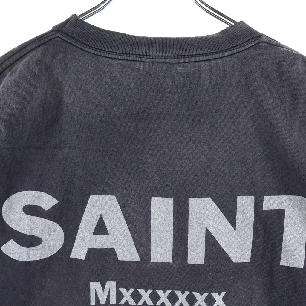 SAINT MICHAEL(セントマイケル) 24SS EVANGELION EV SS TEE 新世紀 エヴァンゲリオン Tシャツ ブラック SM-YS8-0000-C24
