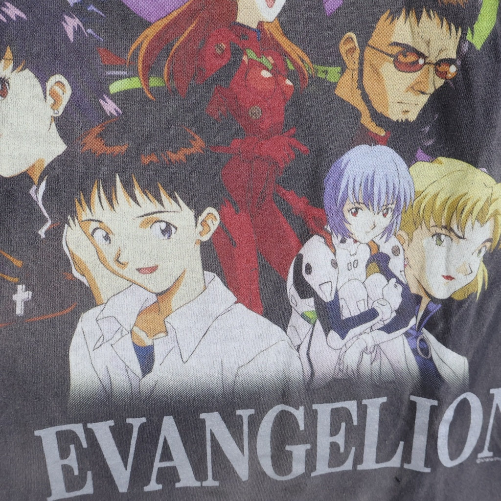 SAINT MICHAEL(セントマイケル) 24SS EVANGELION EV SS TEE 新世紀 エヴァンゲリオン Tシャツ ブラック SM-YS8-0000-C24