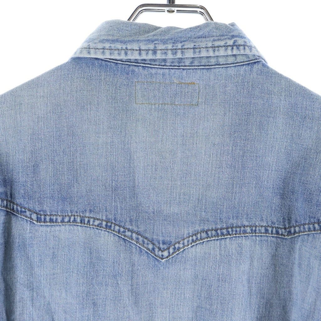 SAINT LAURENT PARIS(サンローランパリ) 15AW ウエスタンシャツ 長袖シャツ インディゴ 391674 Y880I
