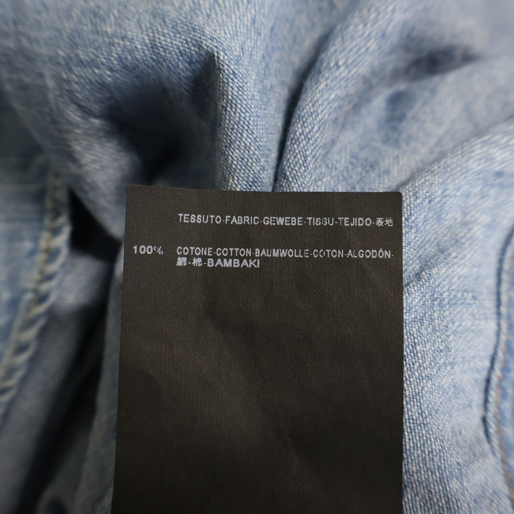 SAINT LAURENT PARIS(サンローランパリ) 15AW ウエスタンシャツ 長袖シャツ インディゴ 391674 Y880I