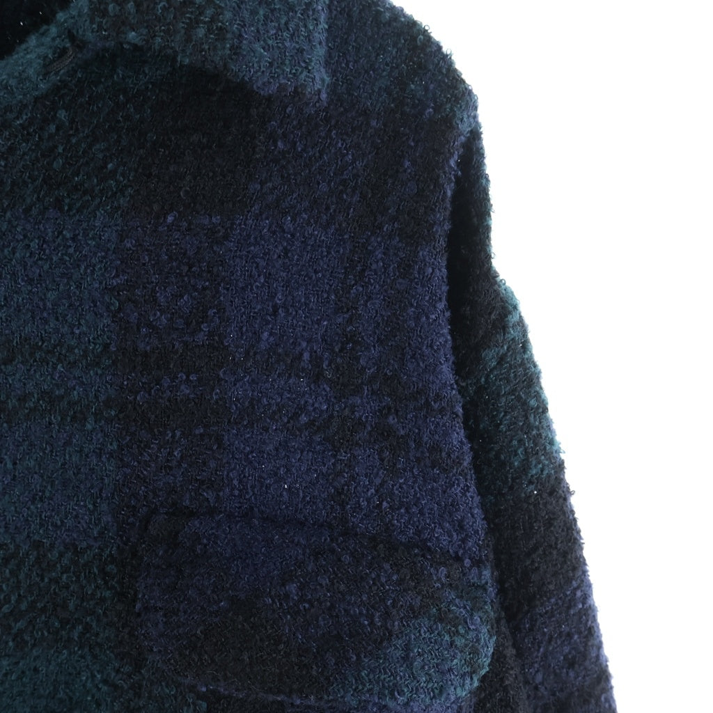 PENDLETON(ペンドルトン) ×BILL WALL LEATHER ×BEAMS チェック柄長袖シャツ ネイビー/グリーン 4475-7206