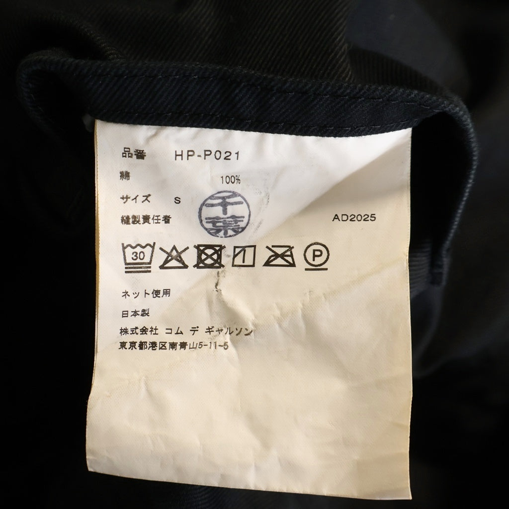 COMME des GARCONS HOMME(コムデギャルソンオム) ウエストカットオフパンツ ワイドパンツ HP-P021 ブラック