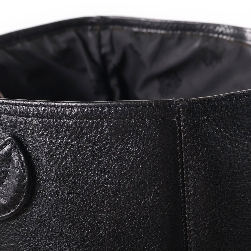 CHROME HEARTS(クロムハーツ) TOTE FS トート クロスパッチ レザートートバッグ ブラック