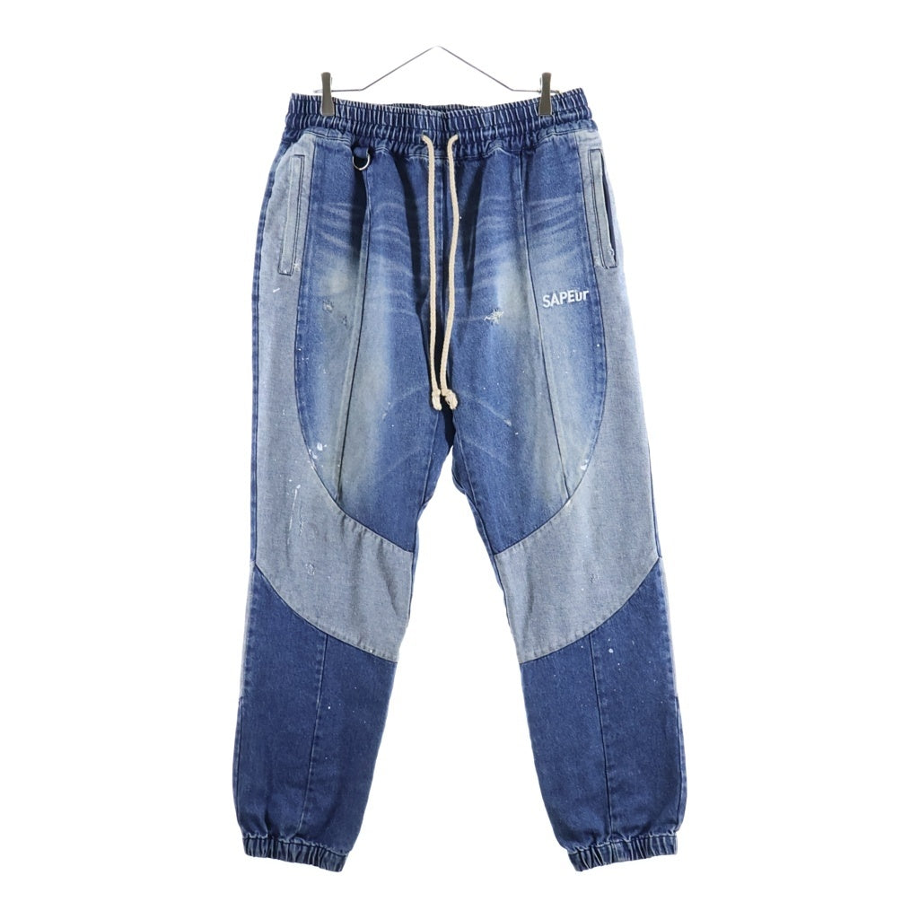SAPEur(サプール) Vintage Denim Track Pants Indigo デニムパンツ インディゴ