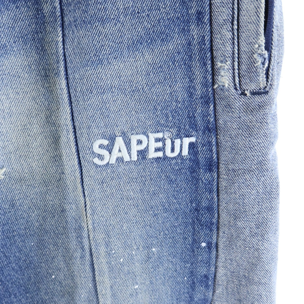 SAPEur(サプール) Vintage Denim Track Pants Indigo デニムパンツ インディゴ