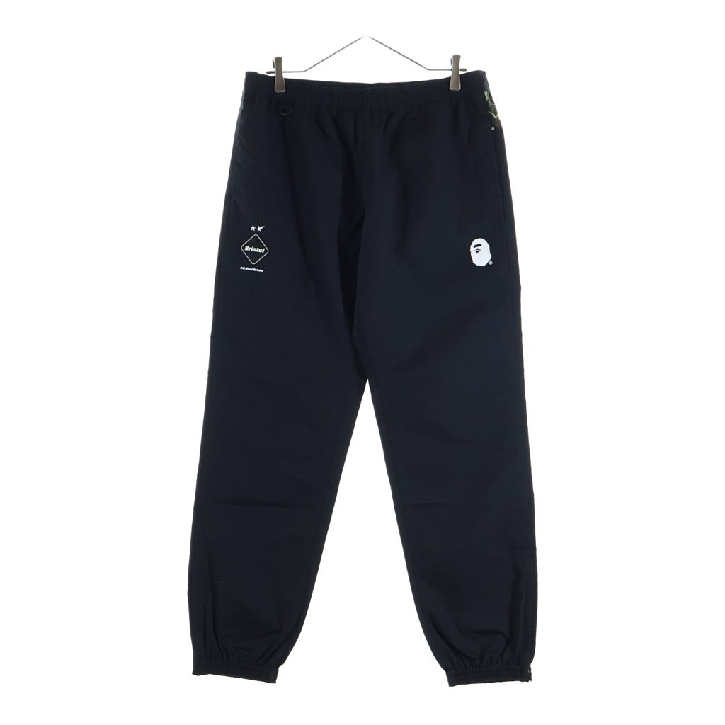F.C.R.B./F.C.Real Bristol/FCRB(エフシーアールビー/エフシーレアルブリストル) 19SS ×A BATHING APE PRACTICE PANTS ナイロンパンツ ブラック FCRB-190105