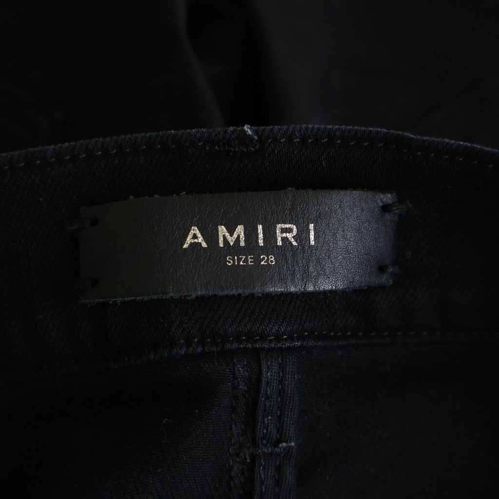 AMIRI(アミリ) バイカー初期蛇腹デニム スキニーパンツ ブラック