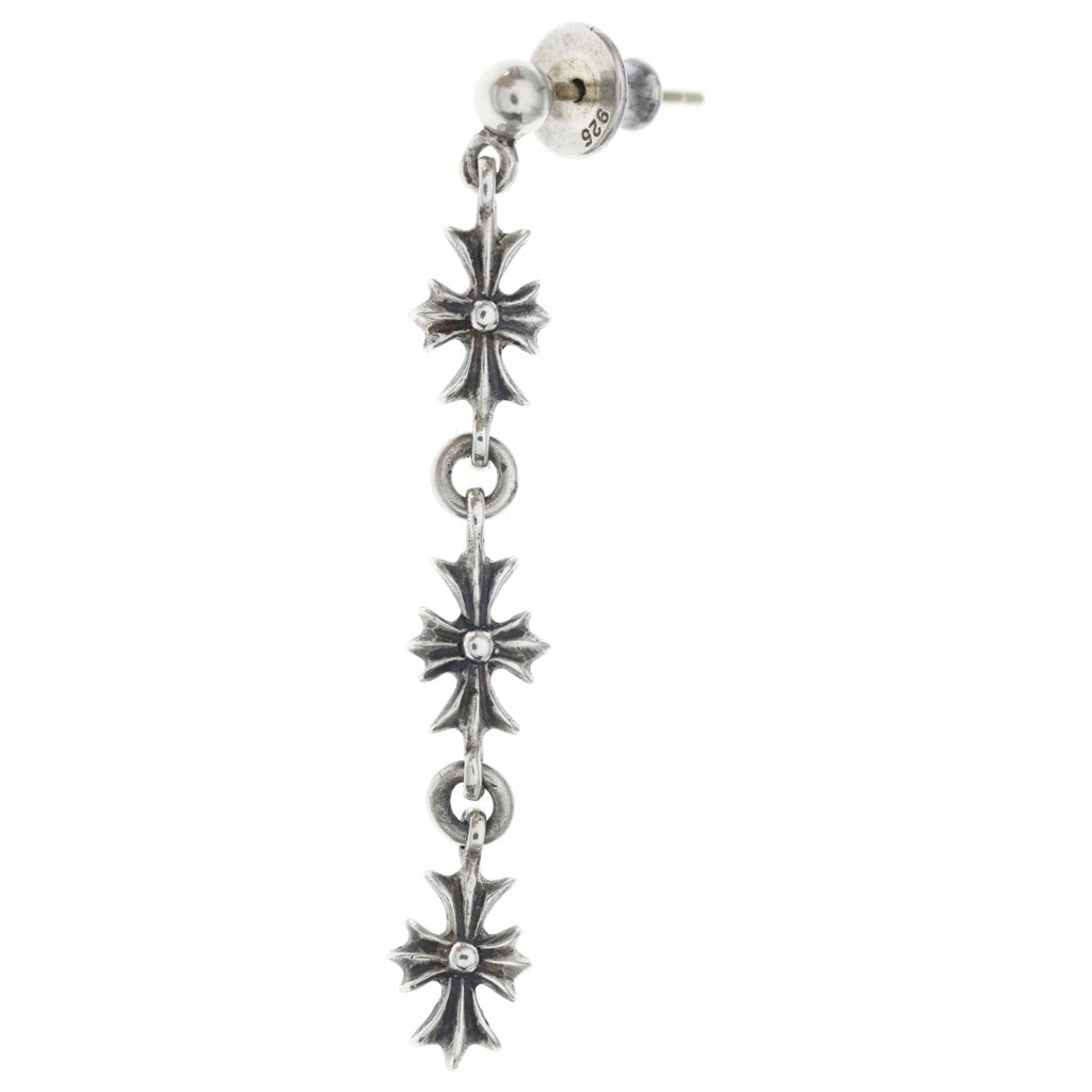 CHROME HEARTS(クロムハーツ) TINY E CH PLS 3 タイニーECHプラス3ドロップ ピアス シルバー BCA116