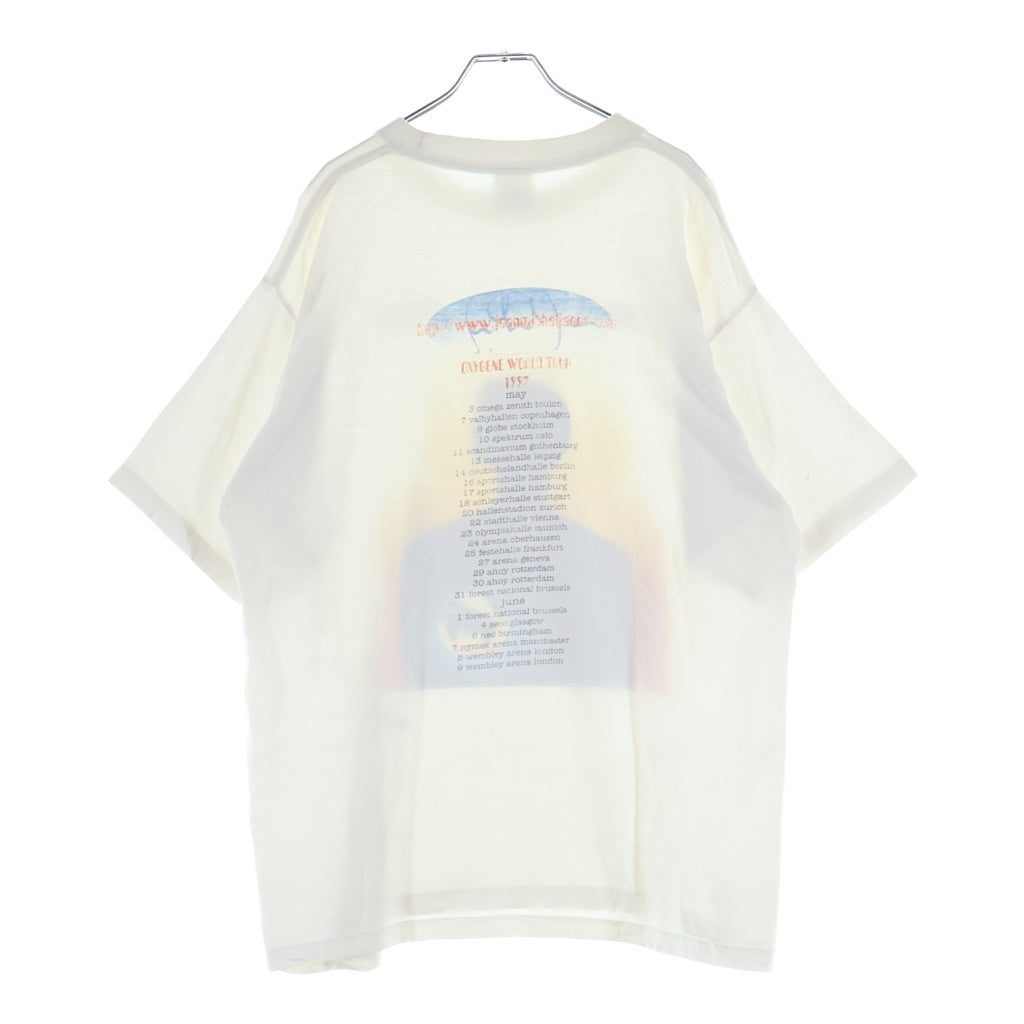 VINTAGE(ヴィンテージ) 90s Jean Michel Jarre Oxygene World Tour 半袖Tシャツカットソー ホワイト