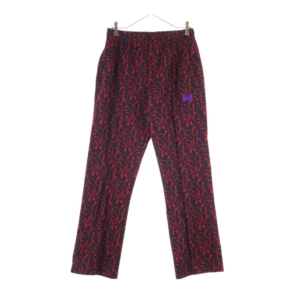 Needles(ニードルス) ×BARACUTA 23SS BRPAN0028 W.U. Pant ジャガードトラックパンツ レッド