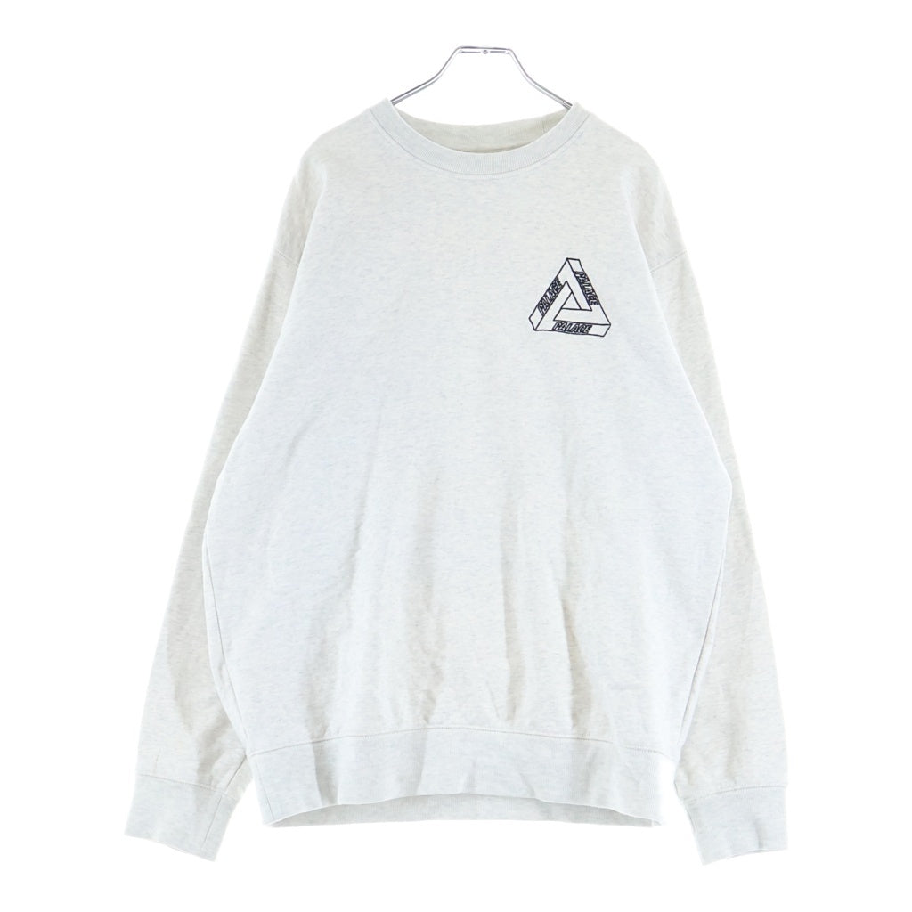 Palace Skateboards(パレススケートボーズ) OUTLINER MIT DESIGNER CREW コットン スウェットトレーナー グレー