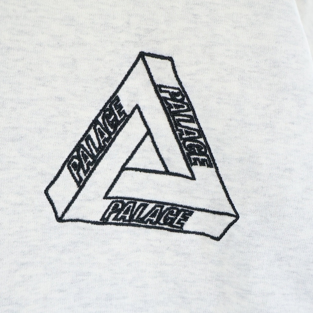 Palace Skateboards(パレススケートボーズ) OUTLINER MIT DESIGNER CREW コットン スウェットトレーナー グレー