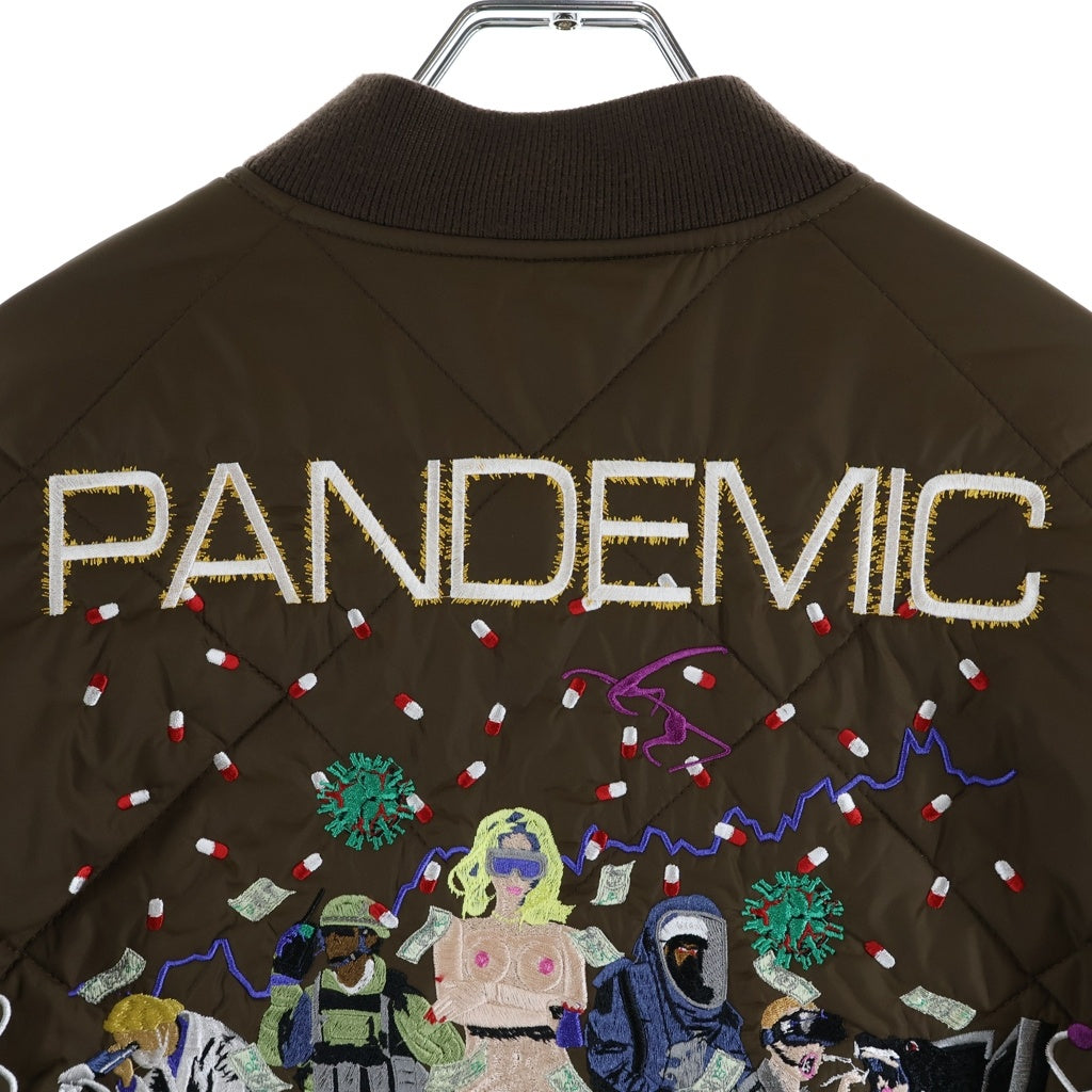 SUPREME(シュプリーム) 24AW AOI Quilted Work Jacket MA1 ボンバージャケット キルティング ブラウン