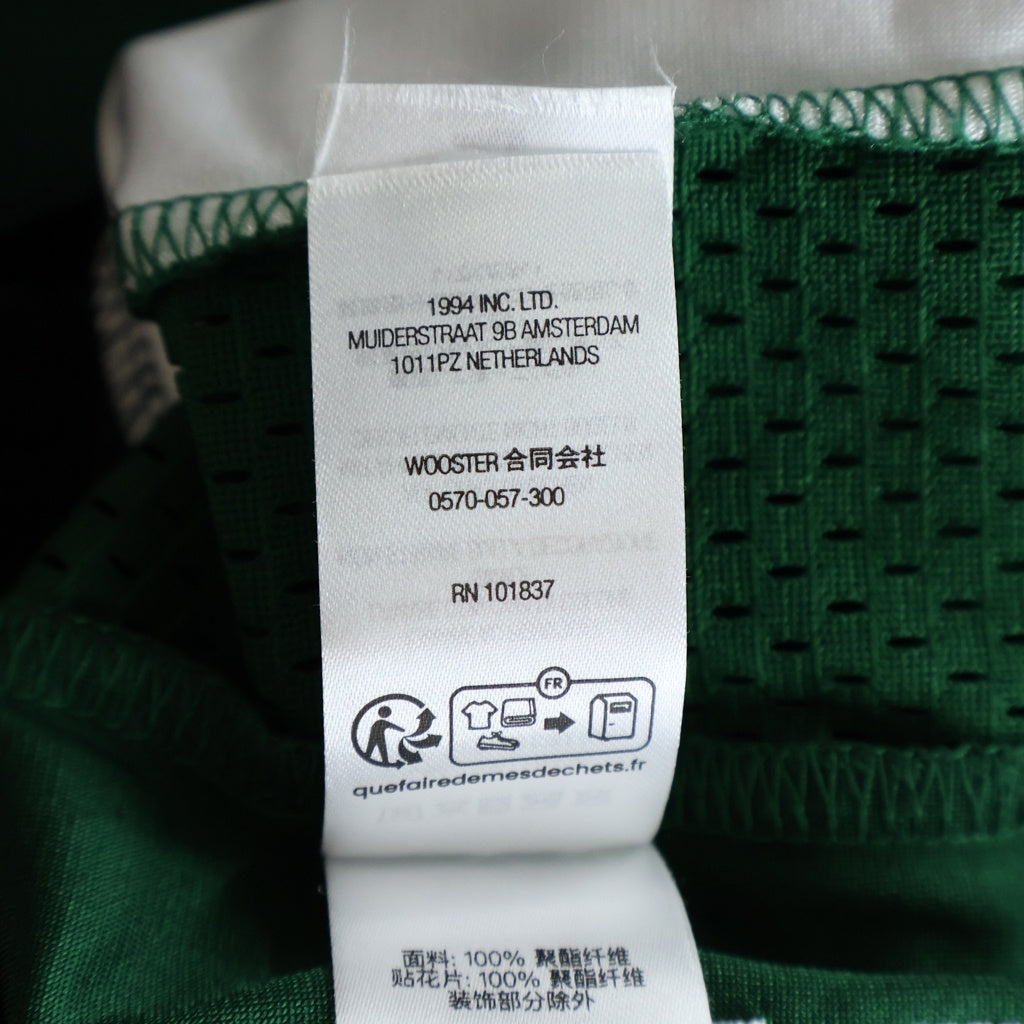 SUPREME(シュプリーム) 24AW ×Martine Rose Football Jersey マーティン・ローズ フットボールジャージ メッシュ半袖Tシャツカットソー ブラック/グリーン