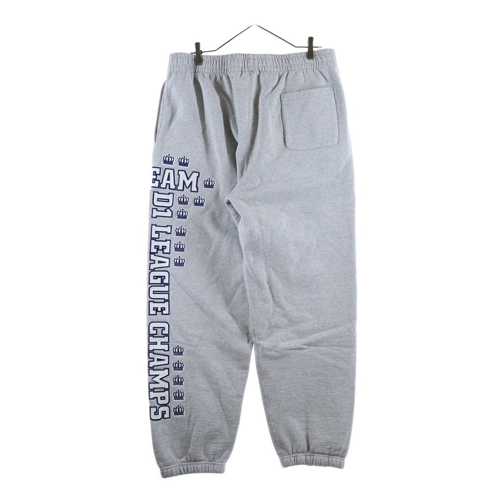 SUPREME(シュプリーム) 25AW League Champs Sweatpant ロゴ刺繍 スウェットパンツ グレー