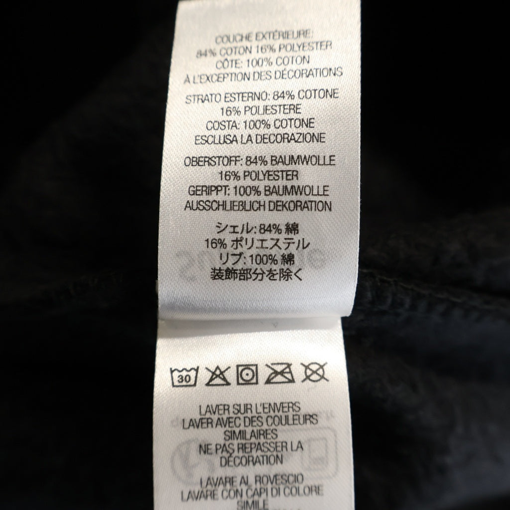 SUPREME(シュプリーム) 25AW Collegiate Applique Zip Up Hooded Sweatshirt ロゴ刺繍 ジップアップパーカー フーディー ブラック