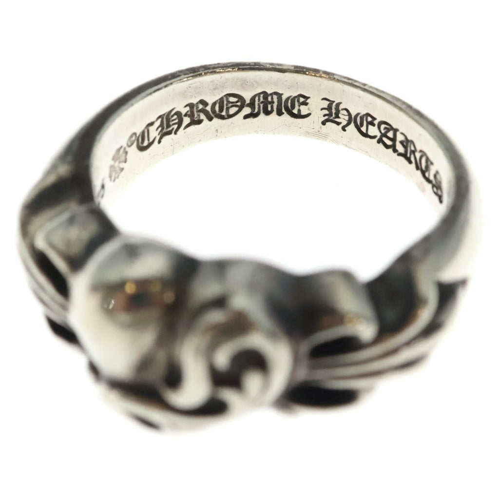 CHROME HEARTS(クロムハーツ) FLRL CRS HRT フローラルハートリング シルバー