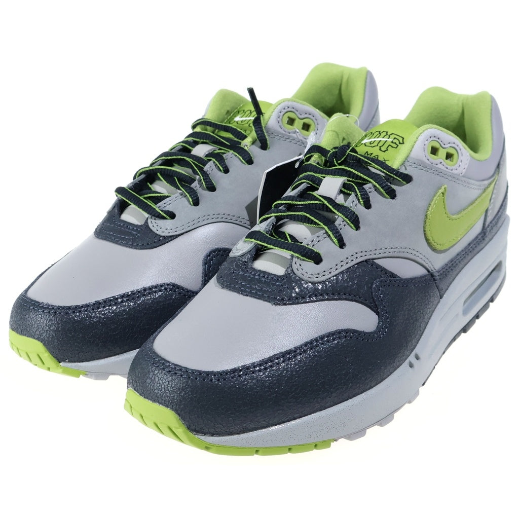 NIKE(ナイキ) × AIR MAX SP ANTHRACITE-PEAR/MEDIUM GREY HF3713-002 ナイキ エア マックス 1 ハフ ローカットスニーカー US7/25.0cm グレー