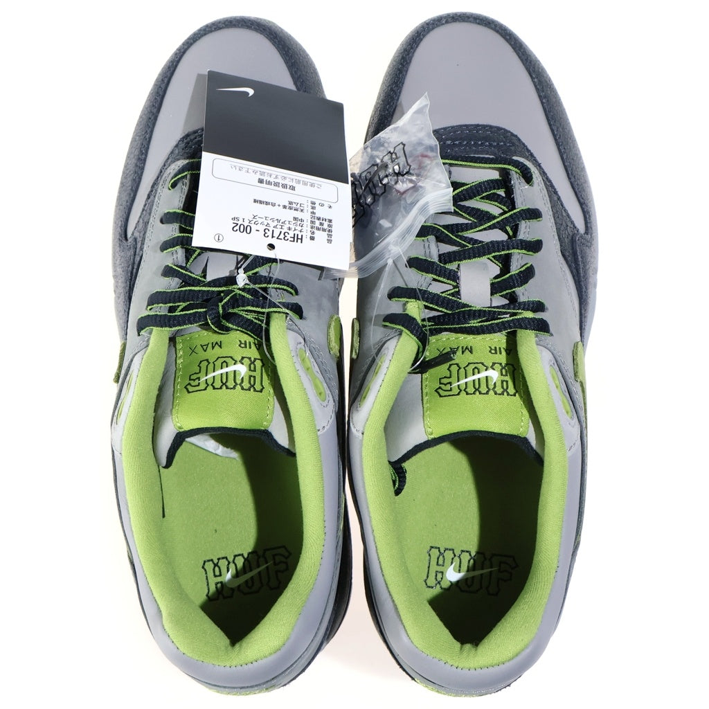 NIKE(ナイキ) × AIR MAX SP ANTHRACITE-PEAR/MEDIUM GREY HF3713-002 ナイキ エア マックス 1 ハフ ローカットスニーカー US7/25.0cm グレー