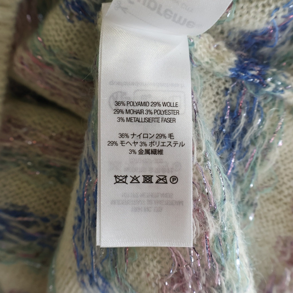 SUPREME(シュプリーム) 25AW FLOWERS METALLIC SWEATER 花柄 フラワーズ メタリック セーター ニット ホワイト ー