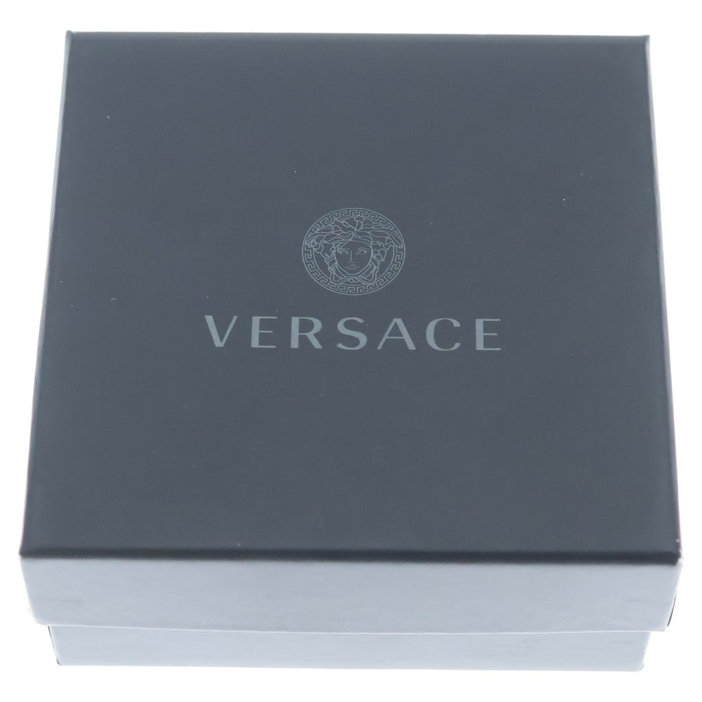 VERSACE(ヴェルサーチ) メデューサ ロゴ チャーム サークルピアス ゴールド レディース