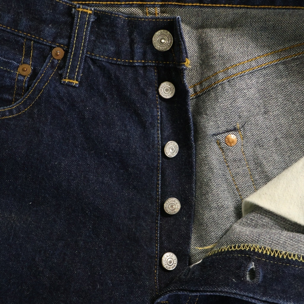 Levi's(リーバイス) 90s 501XX 復刻 ボタン裏刻印555 ストレートデニムパンツ インディゴブルー W33/L36 501 0003