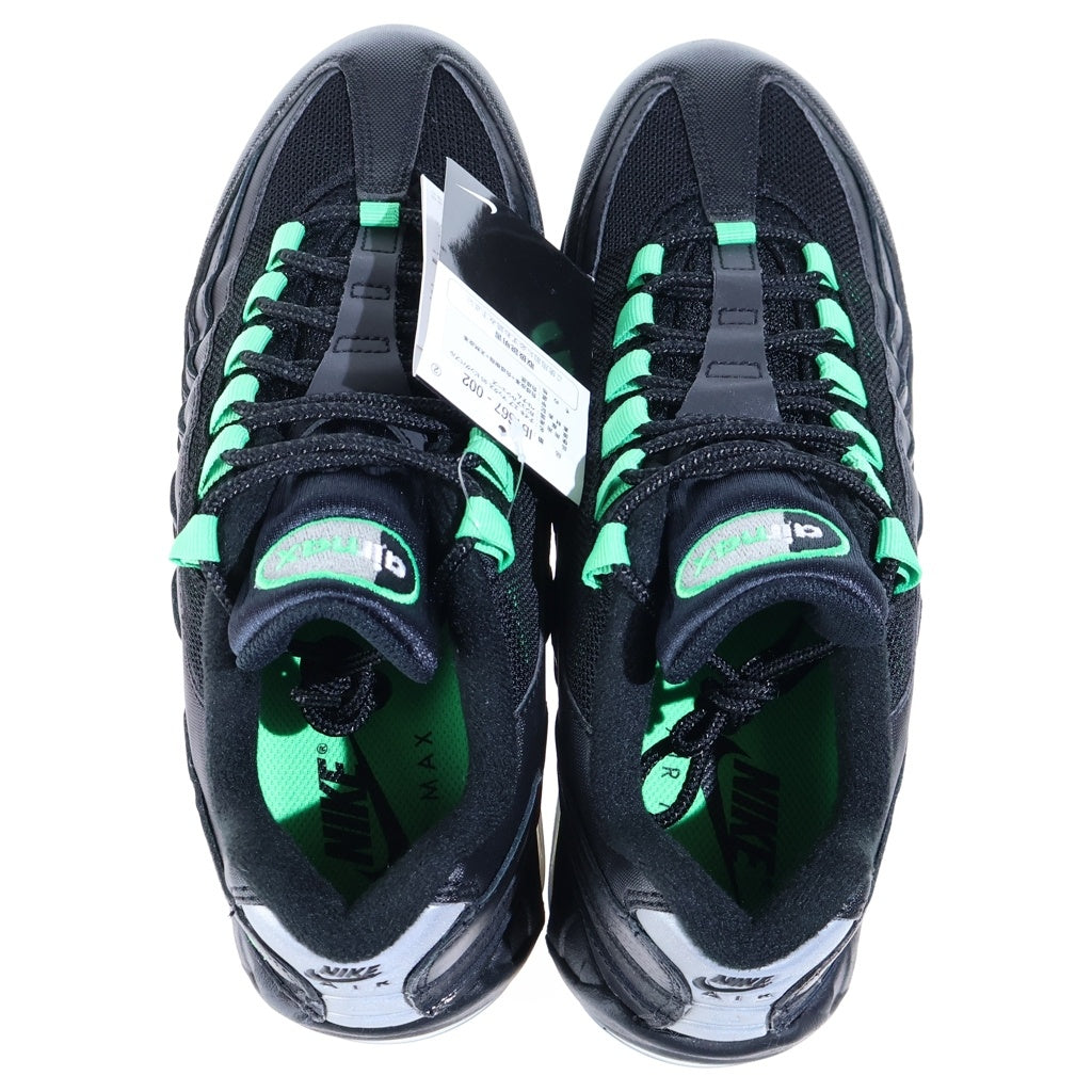 NIKE(ナイキ) AIR MAX 95 OG BIG BUBBLE エアマックス95 ビッグバブル ローカットスニーカー ブラック/グリーン US9.5/27.5cm IB1667-002