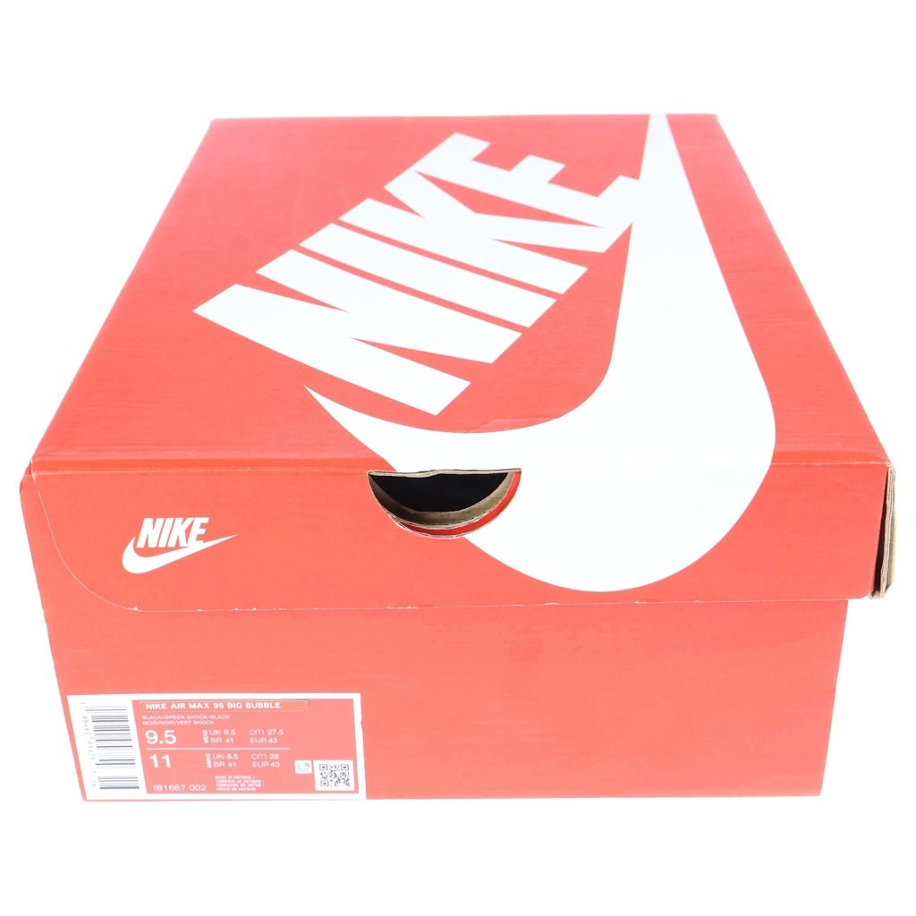 NIKE(ナイキ) AIR MAX 95 OG BIG BUBBLE エアマックス95 ビッグバブル ローカットスニーカー ブラック/グリーン US9.5/27.5cm IB1667-002