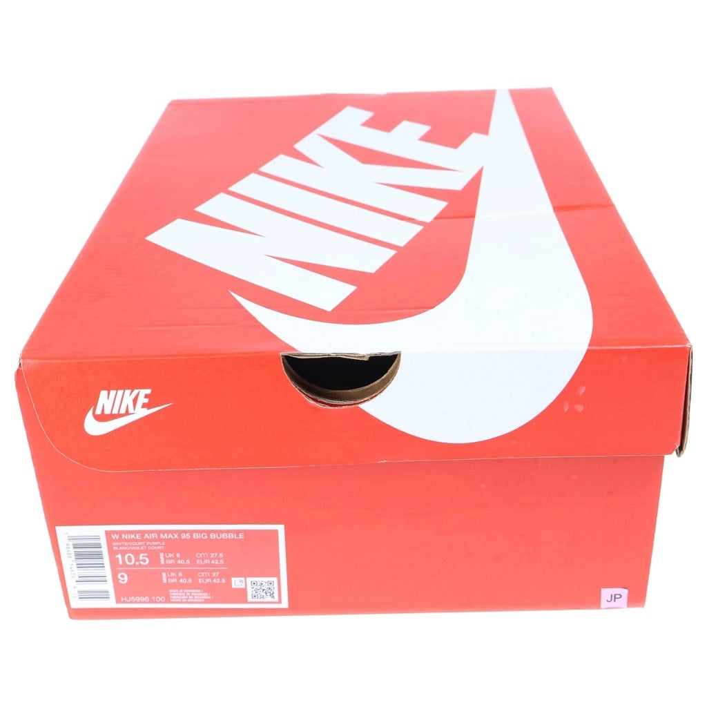 NIKE(ナイキ) WMNS AIR MAX 95 BIG BUBBLE ウィメンズ エアマックス ビッグバブル ローカットスニーカー グレー US10.5/27.5cm HJ5996-100