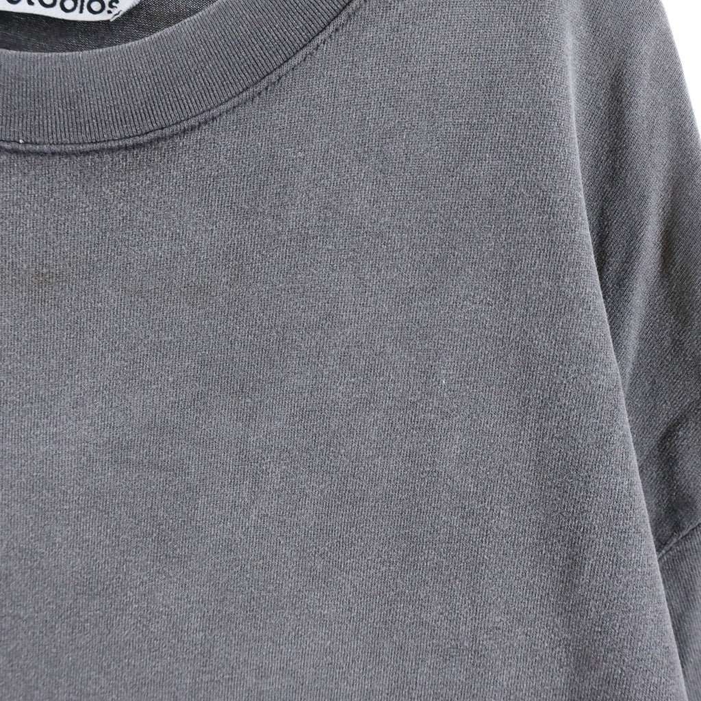 Acne Studios(アクネ ストゥディオズ) Extorr Cotton-Jersey T-Shirt エクストラコットン 半袖Tシャツ グレー FN-MN-TSHI000458