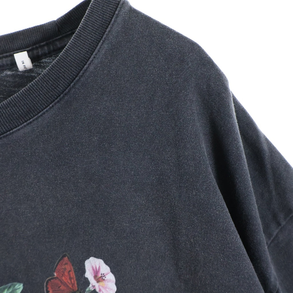 KITH(キス) 21SS Buttefly Vintage Tee バタフライヴィンテージTシャツ 半袖カットソー グレー KHM031564