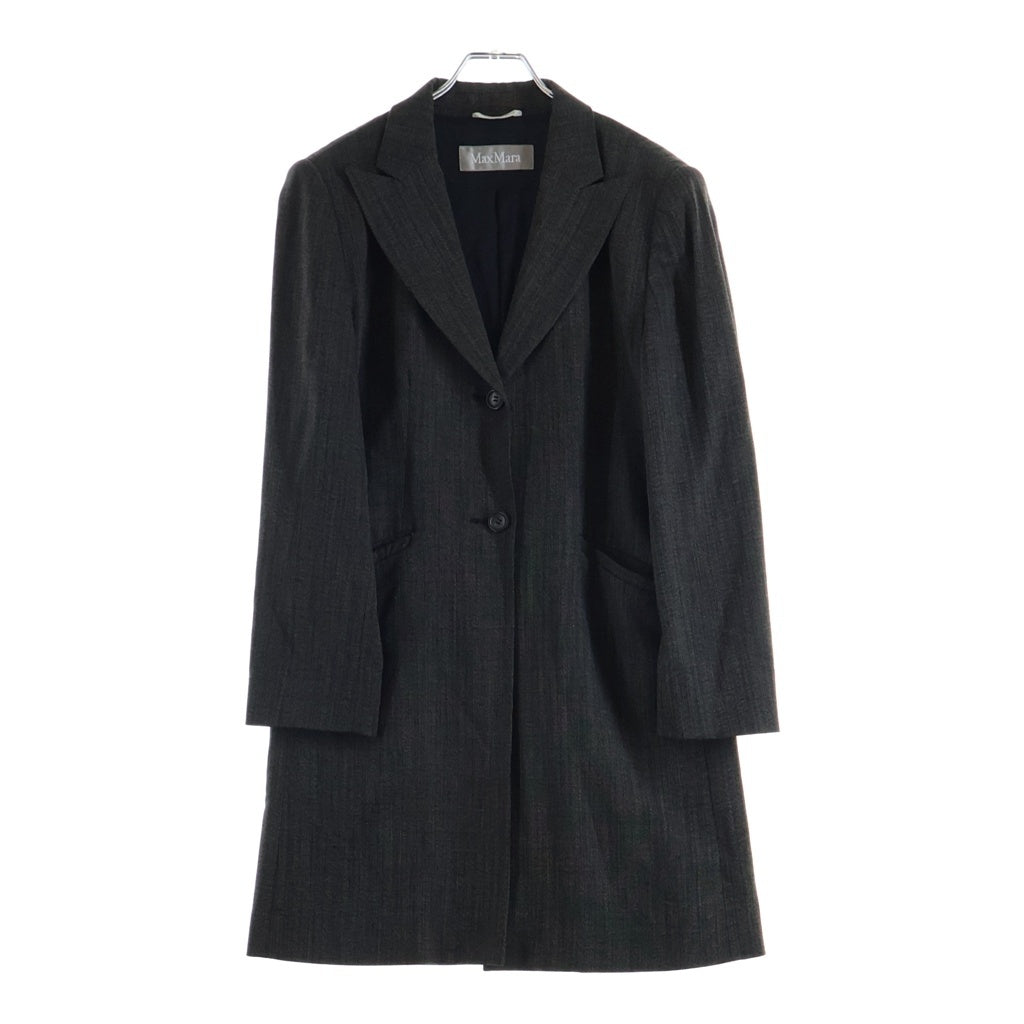 Max Mara(マックスマーラ) テーラードジャケット コート バージンウール グレー TIC1001 レディース