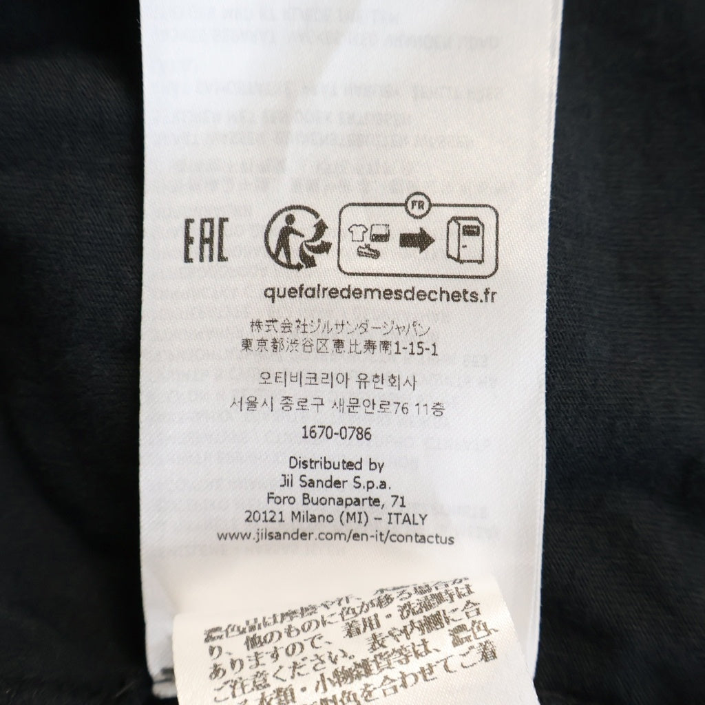 JIL SANDER(ジルサンダー) 26SS T‐SHIRT CN SS クルーネック 半袖Tシャツカットソー ブラック J21GC0207