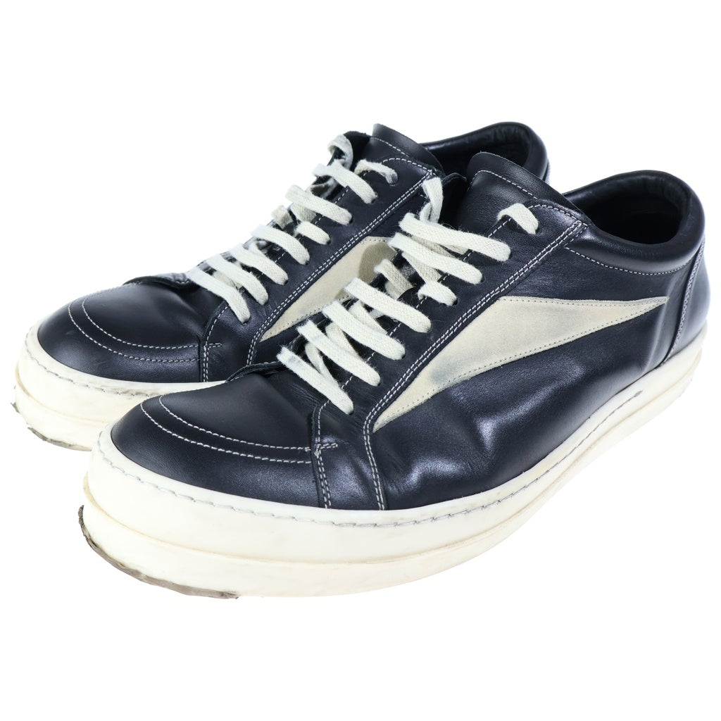 Rick Owens(リックオウエンス) VINTAGE SNEAKS ヴィンテージ スニークス ローカットスニーカー ブラック/ホワイト