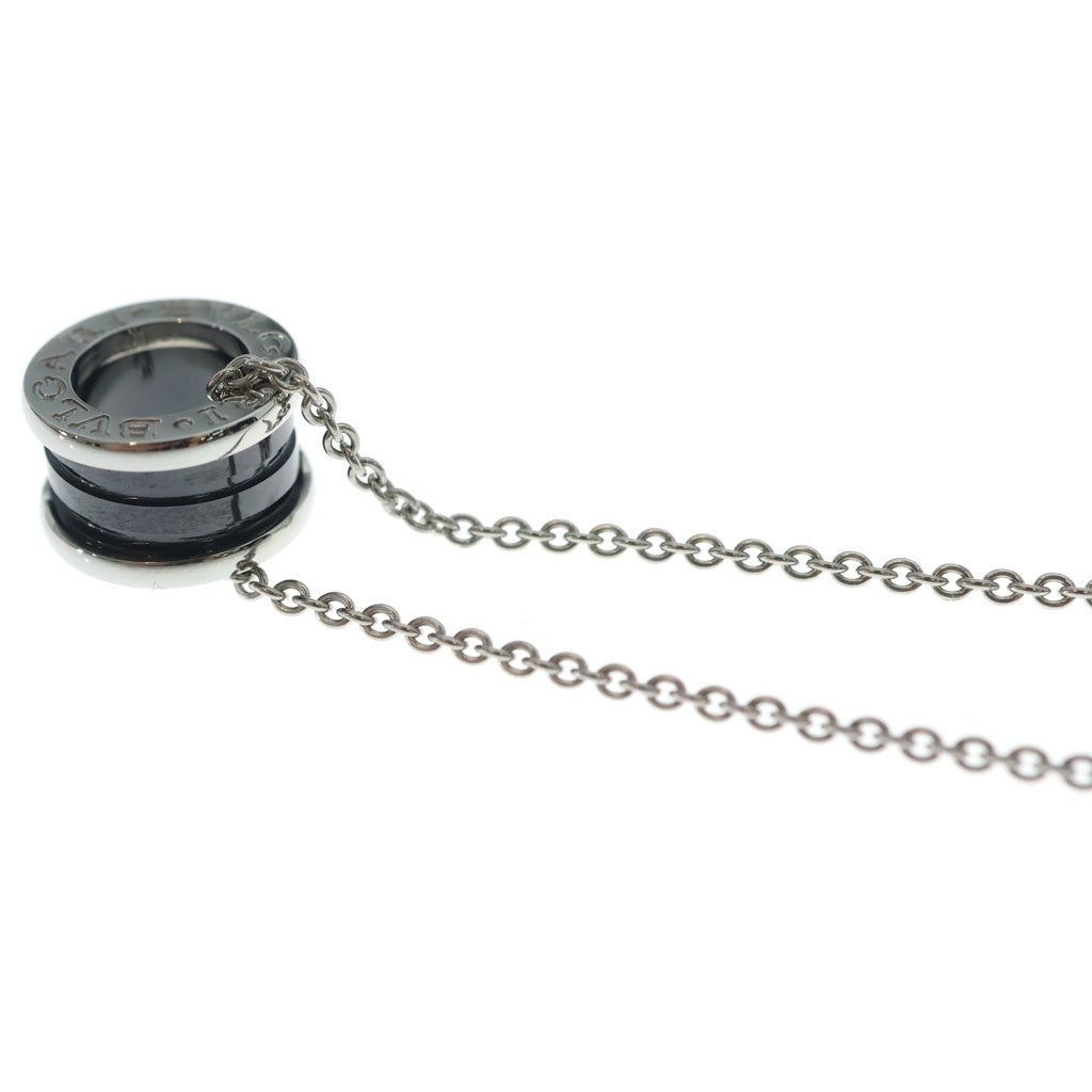BVLGARI(ブルガリ) セーブ・ザ・チルドレン ネックレス ブラックセラミック シルバー 349634 レディース