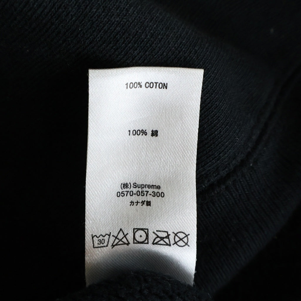 SUPREME(シュプリーム) 19AW Bandana Box Logo Hoodie バンダナ柄ボックスロゴ プルオーバーパーカー ブラック