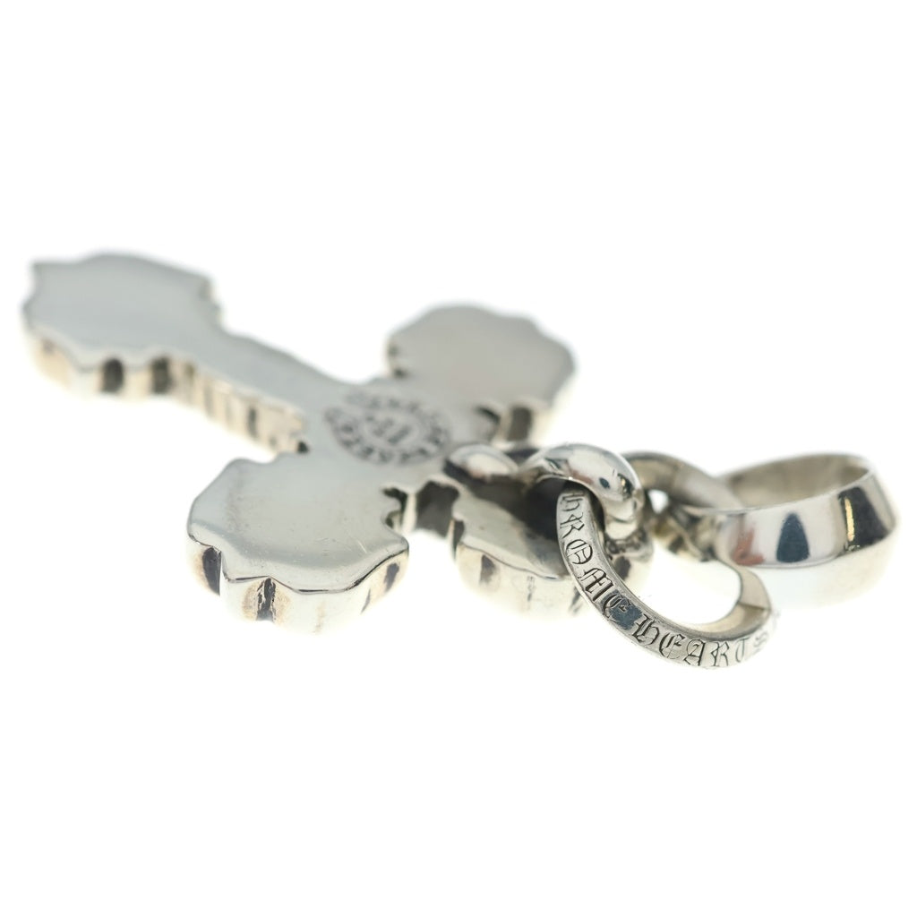 CHROME HEARTS(クロムハーツ) FILIG CROSS-XSM W BALE フィリグリークロスXSベイル wベイル ネックレストップ シルバー