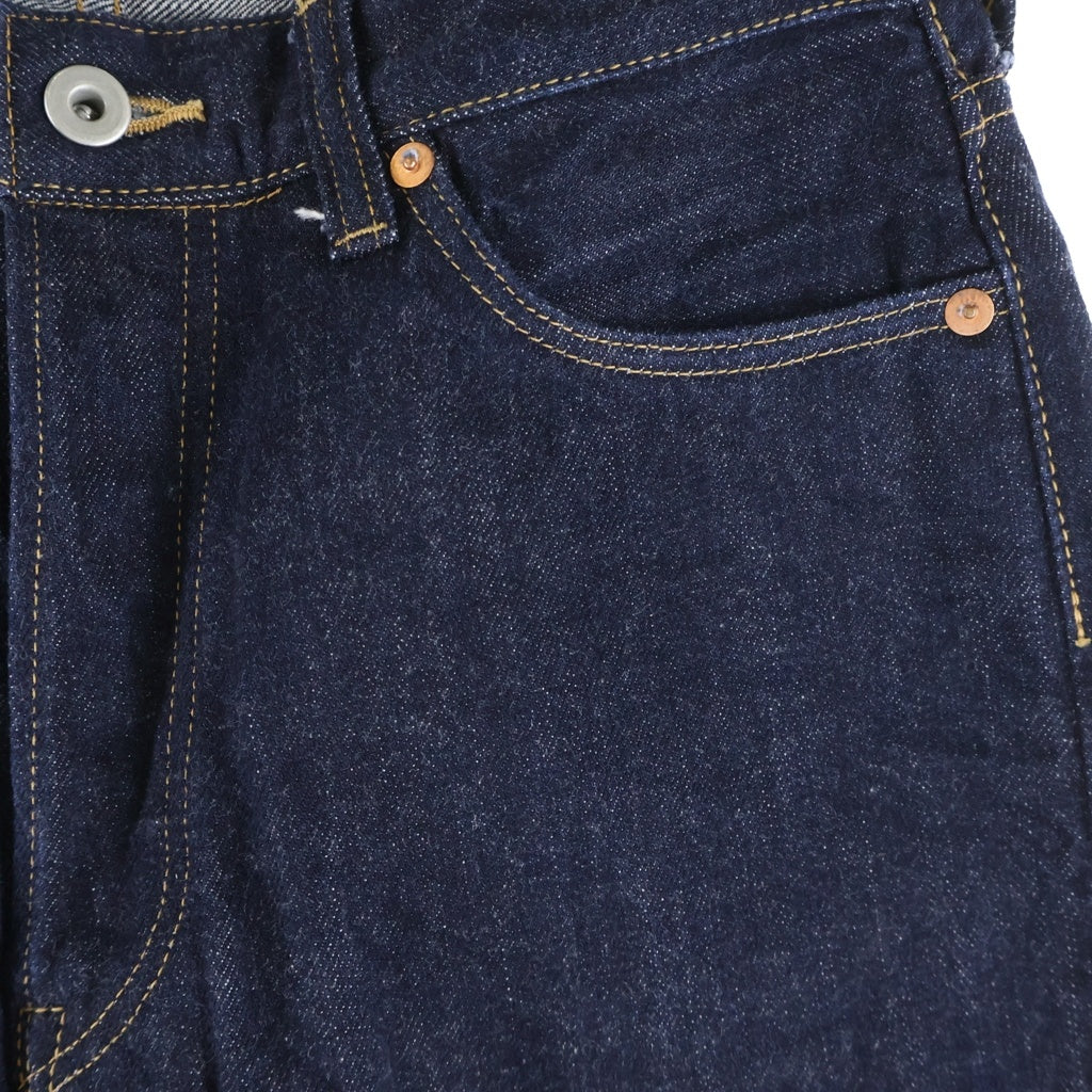 JOHNBULL(ジョンブル) Sewing Chop O'alls 大戦モデル セルビッチ 赤耳 ボタンフライ SCO ストレートデニムパンツ インディゴ W28 SC254P01