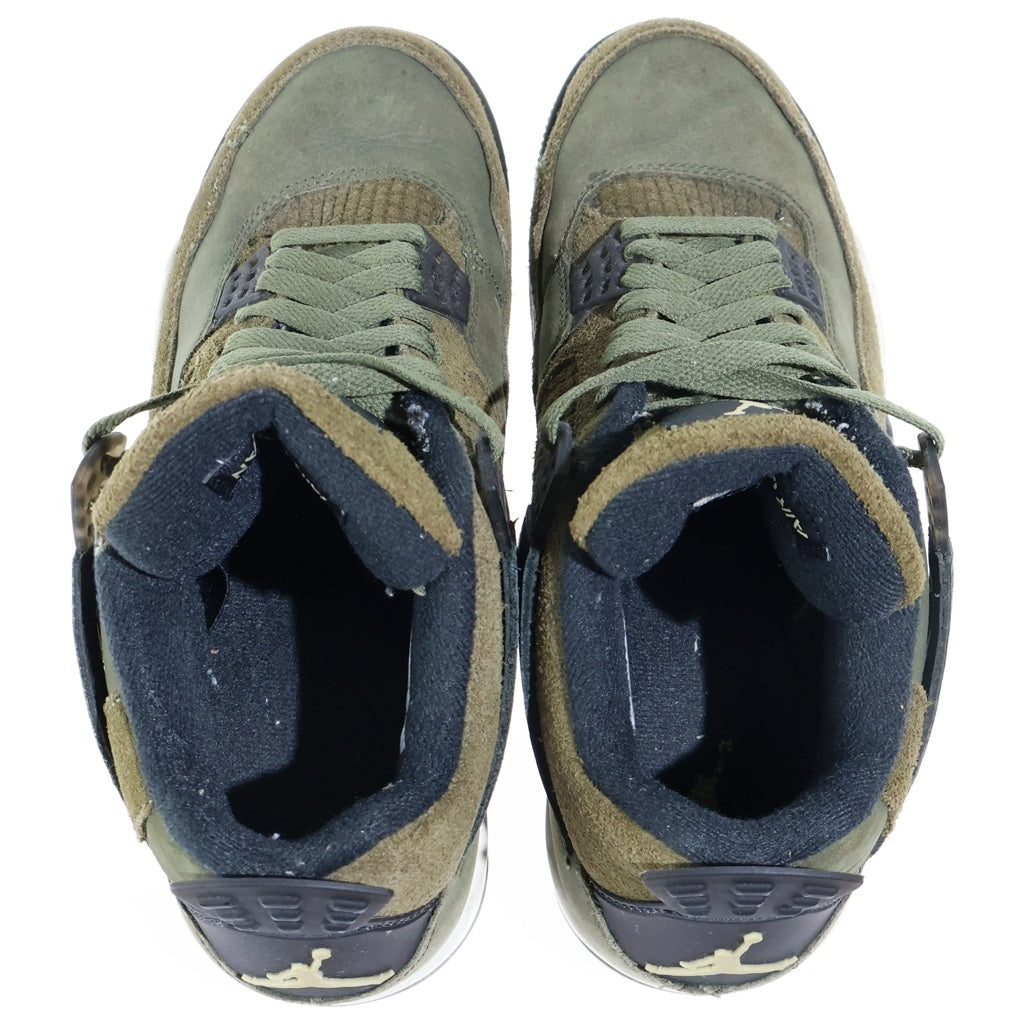 NIKE(ナイキ) AIR JORDAN4 RETRO SE CRAFT OLIVE FB9927-200 エアジョーダン4 クラフト オリーブ ハイカットスニーカー カーキ US8.5/26.5cm