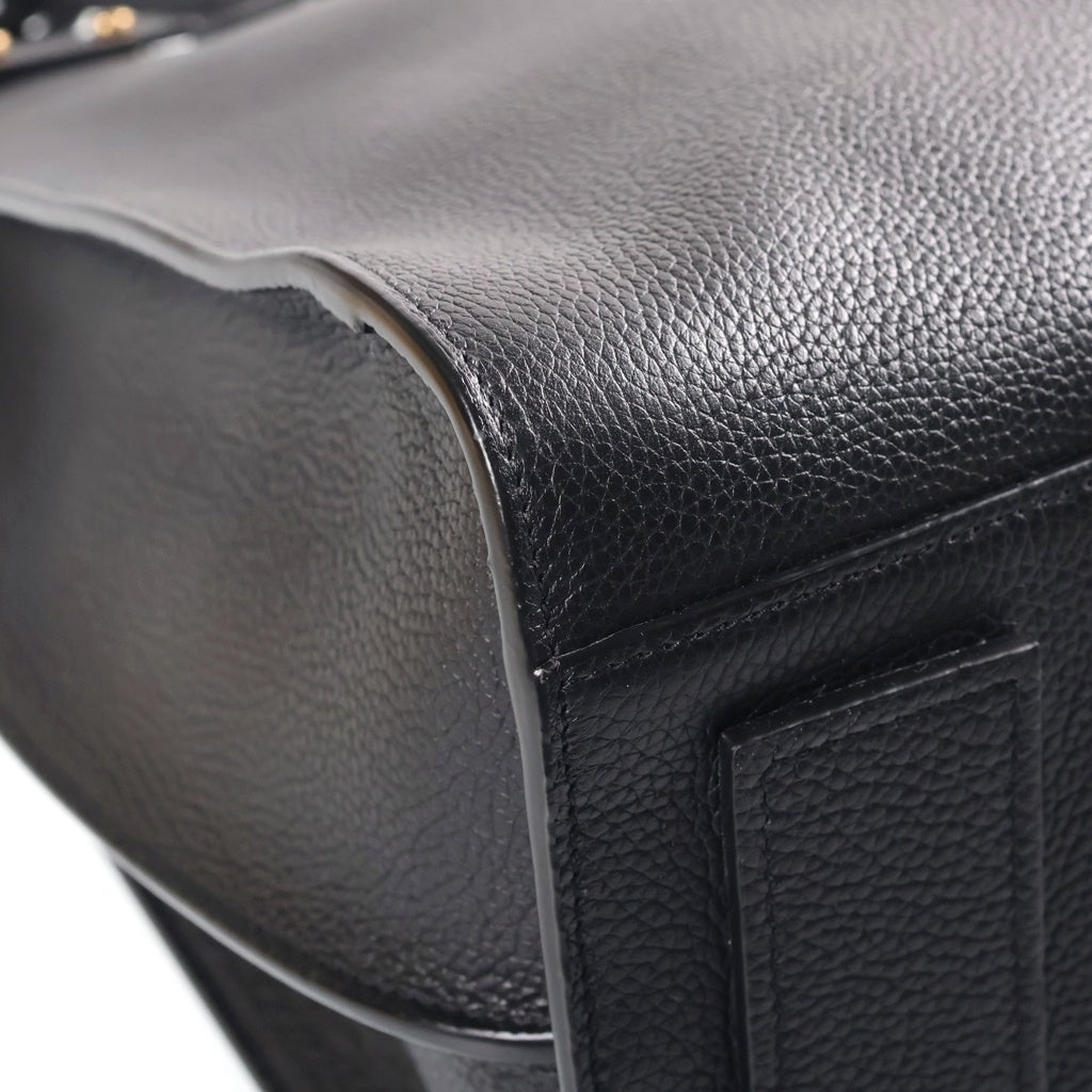 SAINT LAURENT PARIS(サンローランパリ) サックドジュール スープル レザートートバッグ ブラック 647168
