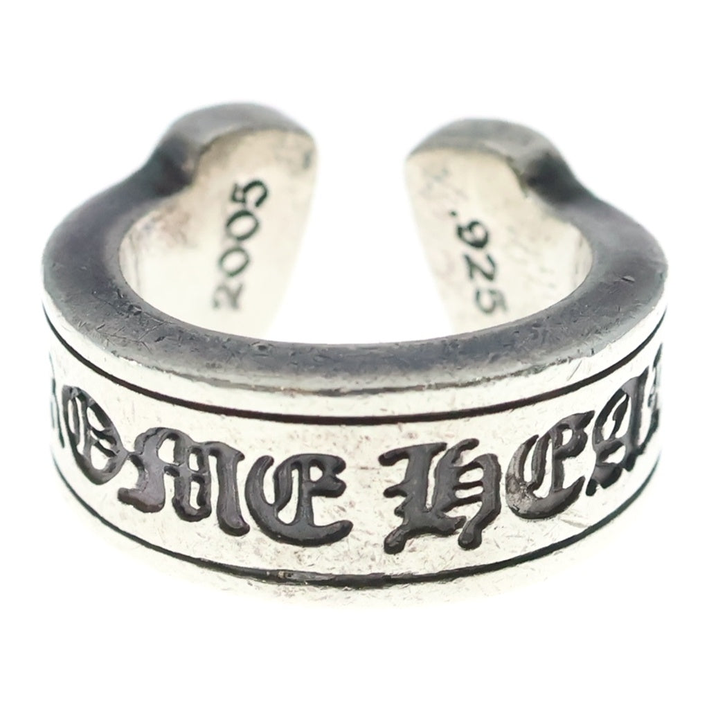 CHROME HEARTS(クロムハーツ) LG SCROLL LABEL ラージスクロールラベル リング シルバーBCA383 レディース