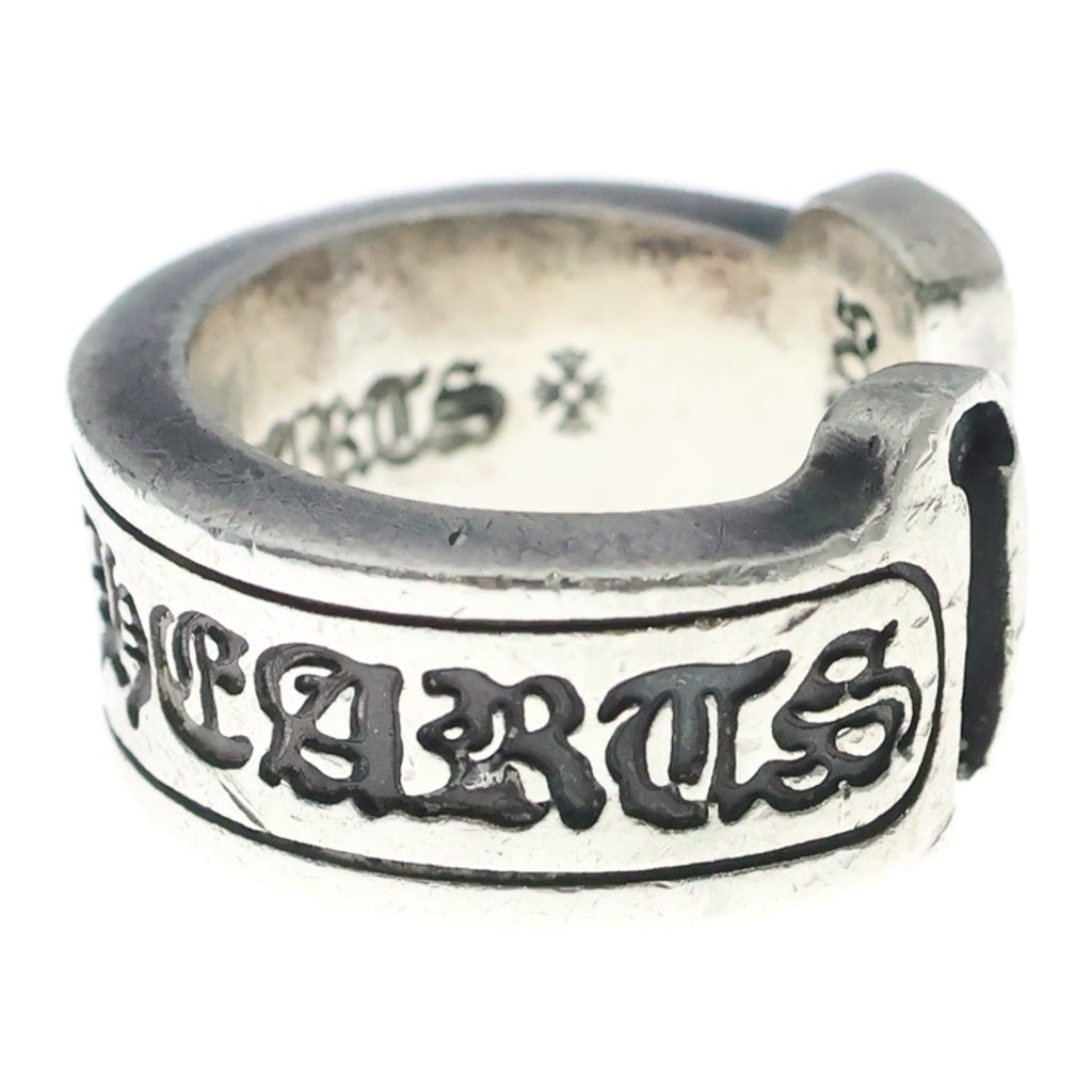 CHROME HEARTS(クロムハーツ) LG SCROLL LABEL ラージスクロールラベル リング シルバーBCA383 レディース